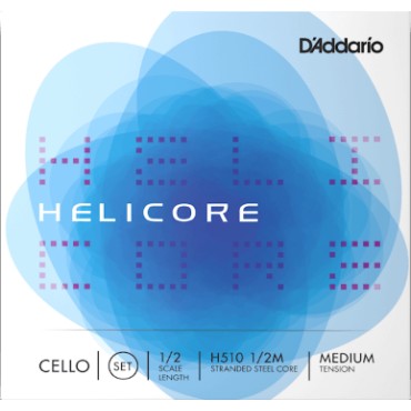 Jeu D'Addario Helicore Tirant moyen violoncelle 1/2