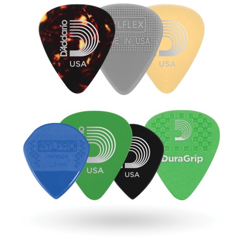 D'Addario 1XVP4-5 Pack de 7 médiators Medium