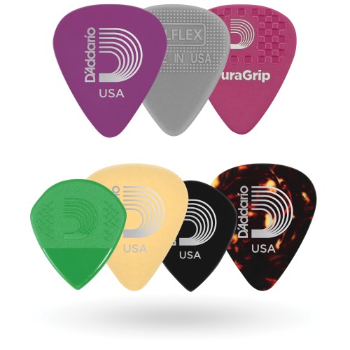 D'Addario 1XVP6-5 Pack de 7 médiators Heavy