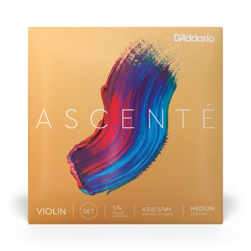 Jeu D'addario Ascenté Violon 1/4 Medium