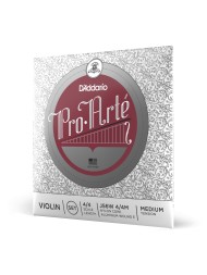 Jeu D'addario Pro-Arte avec Ré à filet Violon 4/4 Medium