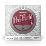 Jeu D'addario Pro-Arte avec Ré à filet Violon 4/4 Medium