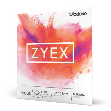 Jeu D'addario Zyex Violon 3/4 Medium