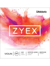 Jeu D'addario Zyex Violon avec Ré Argent 4/4 Medium