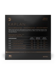 Jeu D'addario Kaplan Violoncelle 4/4 Light