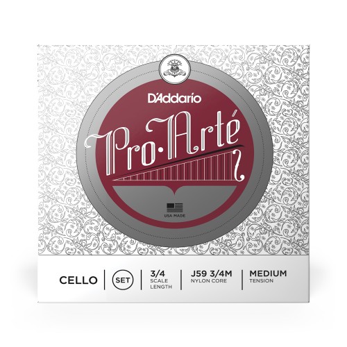 Jeu D'addario Pro-Arte Violoncelle 3/4 Medium