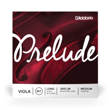 Jeu D'addario Prelude Alto Long Scale tension Medium (15" et plus)