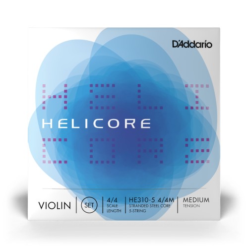 Jeu D'addario Helicore Violon 5 cordes 4/4 Medium