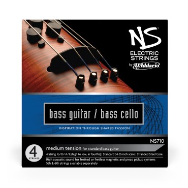 Jeu D'Addario NS Electric basse/violoncelle 4/4 Medium