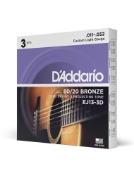 D'Addario EJ13-3D Tension Custom Light – 3 Jeux