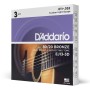 D'Addario EJ13-3D Tension Custom Light – 3 Jeux