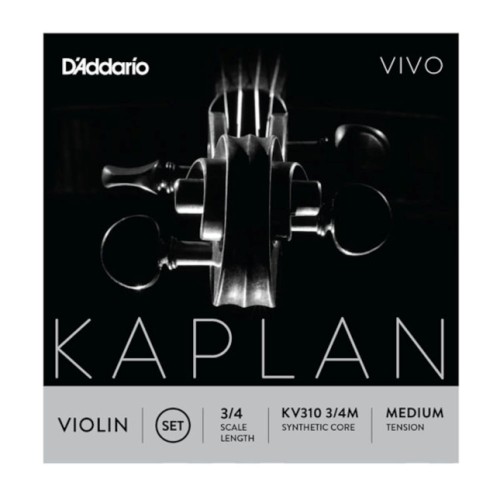 Jeu D'addario Kaplan Vivo Violon 3/4 Medium